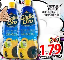 Il Genio Supermercato Carapelli giglio oro olio di semi di girasole offerta
