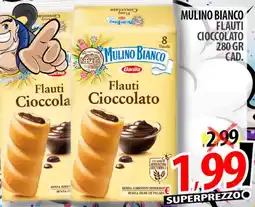 Il Genio Supermercato Mulino bianco flauti cioccolato offerta