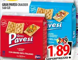 Il Genio Supermercato Gran pavesi cracker offerta