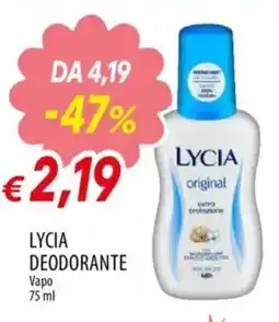 IperFamila LYCIA deodorante Vapo offerta