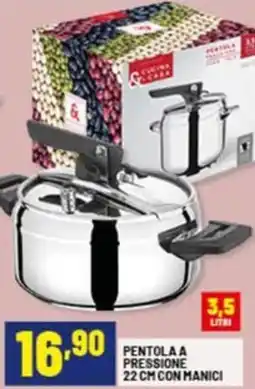 Risparmio Casa Pentola a pressione 22 cm con manici offerta