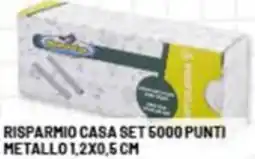Risparmio Casa Risparmio casa set 5000 punti metallo 1,2x0,5 cm offerta