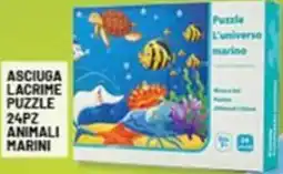 Risparmio Casa Asciuga lacrime puzzle 24pz animali marini offerta