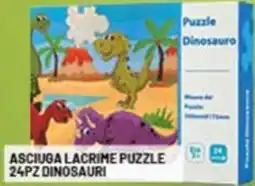 Risparmio Casa Asciuga lacrime puzzle 24pz dinosauri offerta