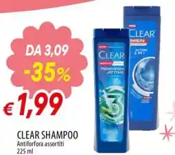 IperFamila CLEAR shampoo antiforfora assortiti offerta