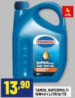 Risparmio Casa Tamoil supermulti 15w40 offerta