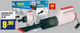 Risparmio Casa Aspiratore per auto 80 w offerta