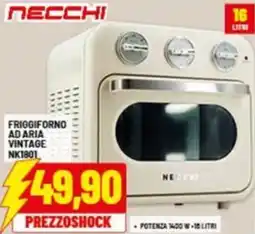Risparmio Casa NECCHI FRIGGIFORNO AD ARIA VINTAGE NK1801 offerta