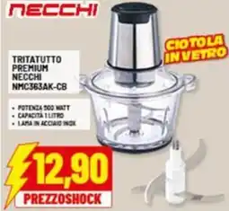 Risparmio Casa NECCHI TRITATUTTO PREMIUM NECCHI NMC363AK-CB offerta