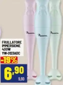 Risparmio Casa FRULLATORE IMMERSIONE 400W YW-0123ADC offerta