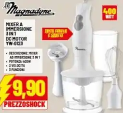 Risparmio Casa Magnadyne MIXER A IMMERSIONE 3IN1 DC MOTOR YW-0123 offerta
