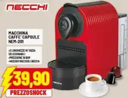 Risparmio Casa NECCHI MACCHINA CAFFE' CAPSULE NEM-201 offerta