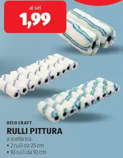 ALDI Deco craft rulli pittura offerta