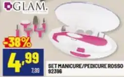 Risparmio Casa GLAM SET MANICURE/PEDICURE ROSSO 92396 offerta