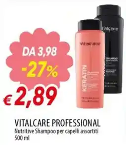 IperFamila VITALCARE PROFESSIONAL Nutritive Shampoo per capelli assortiti offerta