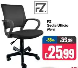 Franzy's FZ Sedia Ufficio Nero offerta