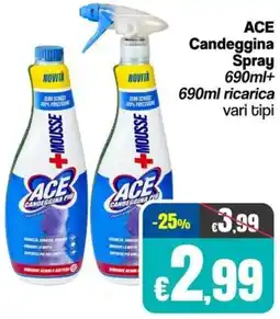 Franzy's ACE Candeggina Spray offerta
