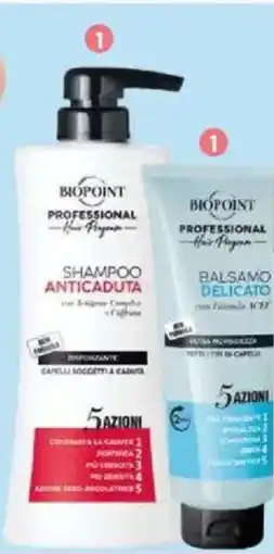 IperFamila BIOPOINT Professional Shampoo/ balsamo assortiti offerta