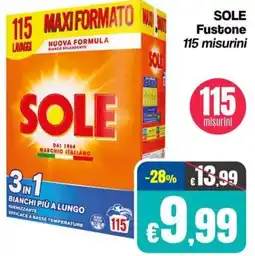 Franzy's SOLE Fustone 115 misurini offerta