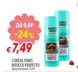 IperFamila L'ORÉAL PARIS ritocco perfetto spray istantaneo offerta