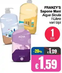Franzy's FRANZY'S Sapone Mani Aqua Sicula offerta