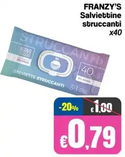 Franzy's FRANZY'S Salviettine struccanti offerta