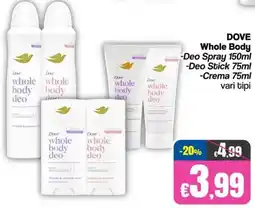 Franzy's DOVE Whole Body Deo Spray offerta