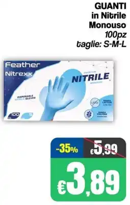 Franzy's GUANTI in Nitrile Monouso offerta