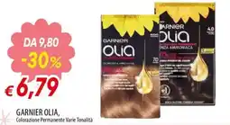 IperFamila GARNIER Olia, colorazione permanente varie tonalità offerta