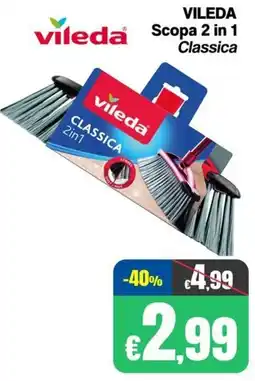 Franzy's Vileda Scopa 2 in 1 Classica offerta