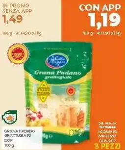 Todis Grana padano grattugiato offerta