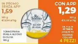 Todis Tonno finna gialla all'olio di oliva offerta