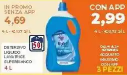 Todis Detersivo liquido lavatrice superbianco offerta