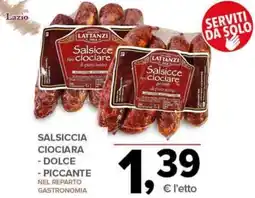 Todis Salsiccia ciociara offerta