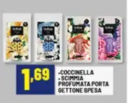 Risparmio Casa Coccinella -scimmia profumata porta gettone spesa offerta