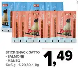Todis Stick snack gatto offerta
