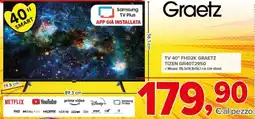 Todis TV 40" FHD2K GRAETZ TIZEN GR40T2950 offerta