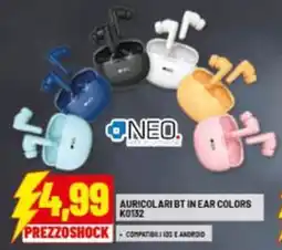 Risparmio Casa NEO AURICOLARI BT IN EAR COLORS K0132 offerta
