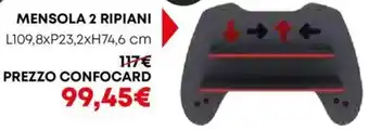 Conforama Mensola 2 ripiani offerta