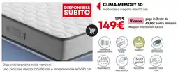 Conforama Clima memory 3d offerta