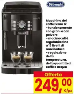 Interspar DeLonghi Macchina del caffè Ecam 12 offerta