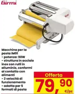 Interspar Girmi Macchina per la pasta IM91 offerta