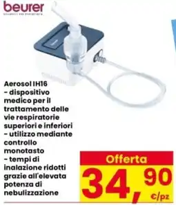 Interspar beurer Aerosol IH16 offerta