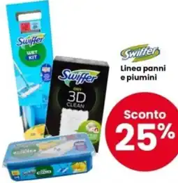 Interspar Swiffer Linea panni e piumini offerta