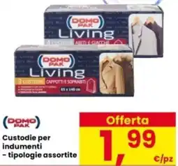 Interspar DOMO PAK Custodie per indumenti offerta
