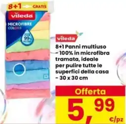 Interspar Vileda 8+1 Panni multiuso offerta