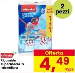 Interspar vileda Ricambio supermocio in microfibra offerta