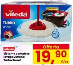 Interspar Vileda Sistema completo lavapavimenti Turbo Smart offerta