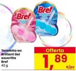 Interspar Tavoletta wc Brilliant Gel assortita Bref offerta