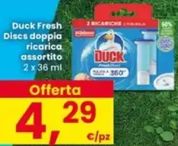 Interspar Duck Fresh Discs doppia ricarica assortito offerta